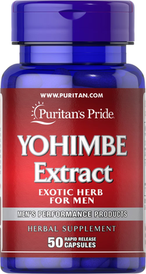 Puritan's Pride Yohimbe 2000 mg 50 капс 06351 фото