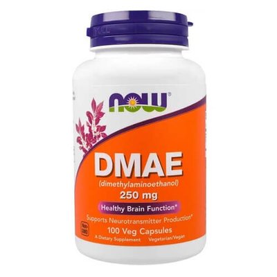 NOW DMAE 250 mg 100 капсул 980 фото