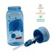 Пляшка для води CASNO 400 мл Бузкова (Дельфін) з соломинкою KXN-1195 фото 3
