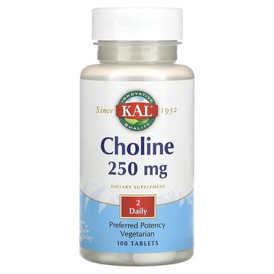 KAL Choline 125 mg 100 таблеток CAL-58874 фото