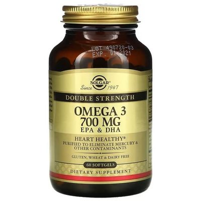 Solgar Omega-3 700 мг 60 капсул SOL-2051 фото