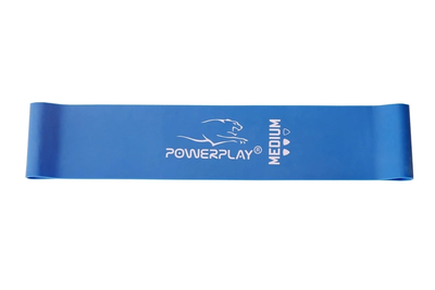 Фітнес резинка PowerPlay 4114 Medium Синя PP41142 фото