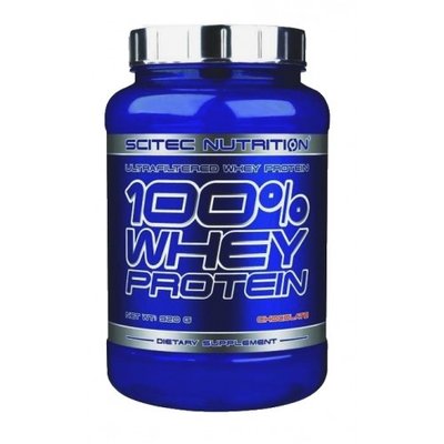 Scitec Nutrition 100% Whey Protein 920 грам, Полуниця 17-1 фото