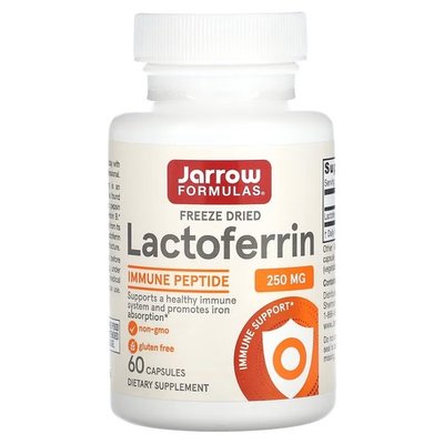 Jarrow Formulas Lactoferrin Freeze Dried 250 mg 60 капсул JRW-21011 фото