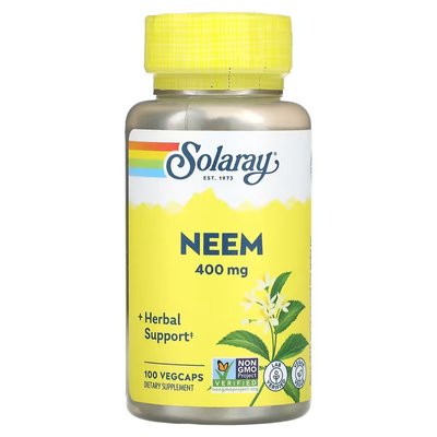 Solaray Neem 400 mg 100 капсул 1936 фото