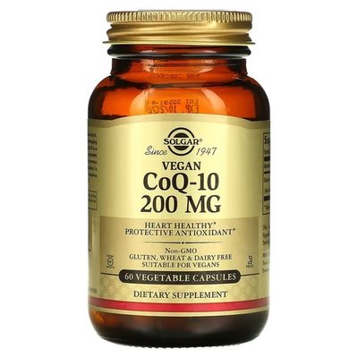 Solgar CoQ-10 200 мг 30 капсул SLG270 фото