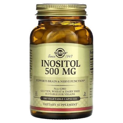 Solgar Inositol 500 мг 100 капсул SOL-1450 фото