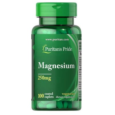 Puritan's Pride Magnesium 250 mg 100 таб. 5830 фото