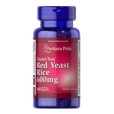 Puritan's Pride Red Yeast Rice 600 mg 60 капсул 1796 фото