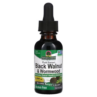 Nature's Answer Black Walnut & Wormwood 2,000 mg 30 мл NTA-00801 фото