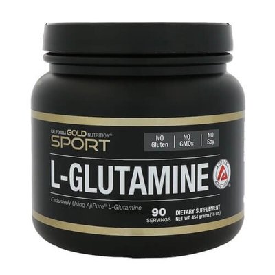 California Gold Nutrition L-Glutamine 454 грам 0909 фото