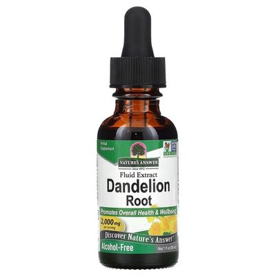 Nature's Answer Dandelion Root 2,000 mg 30 мл NTA-00604 фото