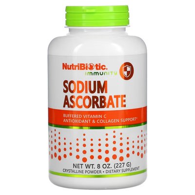 NutriBiotic Sodium Ascorbate Powder 227 g NUT-13260 фото