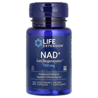 Life Extension NAD+ Cell Regenerator 100 mg 30 капсул LEX-19043 фото
