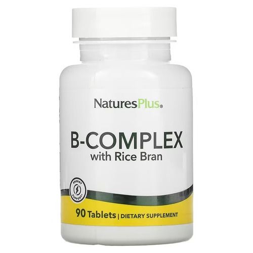 NaturesPlus B-Complex with Rice Bran 90 таблеток NAP-01480 фото