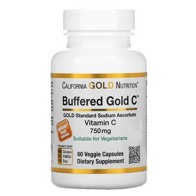California Gold Nutrition Buffered Gold C 60 капс CGN-01236 фото
