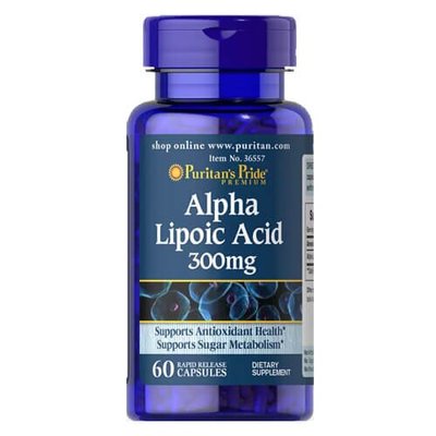 Puritan's Pride Alpha Lipoic Acid 300 mg 60 капс 36557 фото