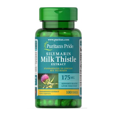 Puritan's Pride Milk Thistle Standardized 175 mg (Silymarin) 100 капс 03491 фото