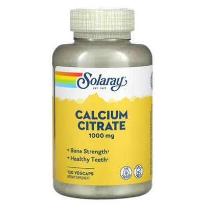 Solaray Calcium Citrate 120 капсул SOR-04585 фото