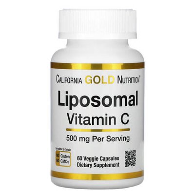 California Gold Nutrition Liposomal Vitamin C 60 капс CGN-01840 фото