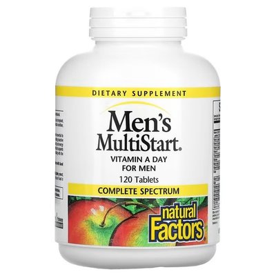 Natural Factors Men's MultiStart 120 таблеток NFS-01570 фото