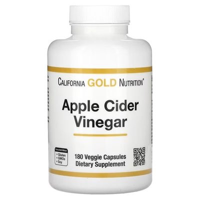 California Gold Nutrition Apple Cider Vinegar 180 капсул CGN-01906 фото