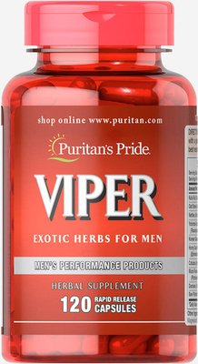 Puritan's Pride Viper 120 капсули швидкого вивільнення 05061 фото