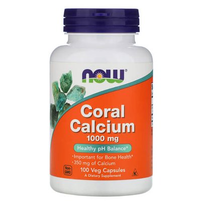 NOW Coral Calcium 100 капсул 1603 фото