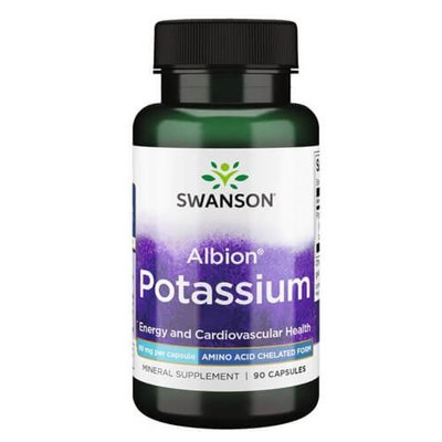 Swanson Albion Potassium 99 mg 90 капсул 1889 фото