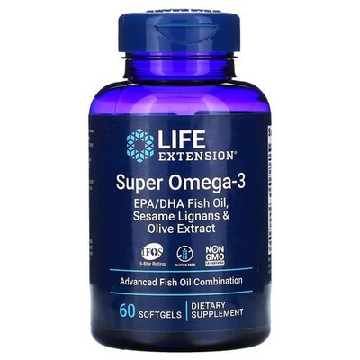 Life Extension Super Omega-3 60 капсул LEX-19836 фото