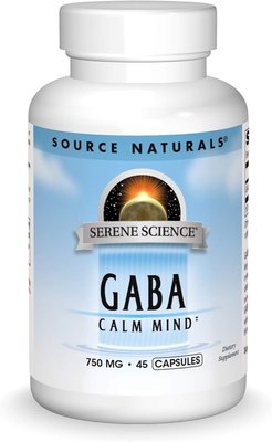 Source Naturals Gaba Calm Mind 750 mg 45 капсул SNS-01706 фото