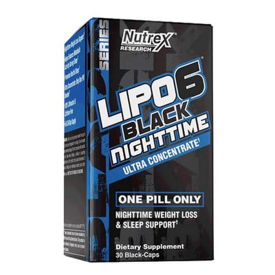 Nutrex Lipo6 Black Nighttime 30 капс 1359 фото