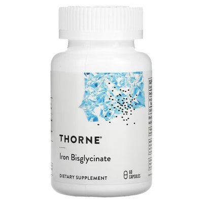 Thorne Iron Bisglycinate 60 капсул THR-00345 фото