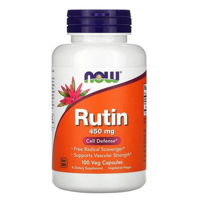 NOW Rutin 450 mg 100 капс 01286 фото