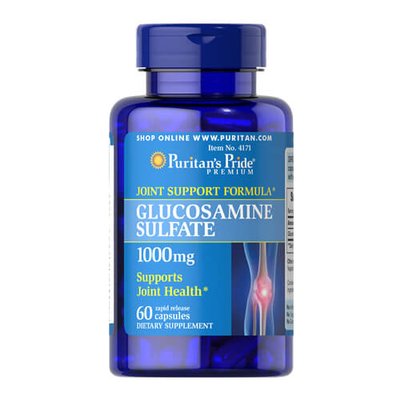 Puritan's Pride Glucosamine Sulfate 1000 mg 60 капс 021957 фото