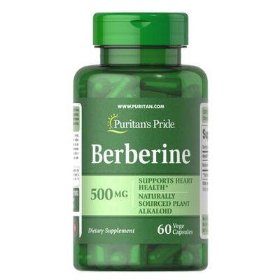 Puritan's Pride Berberine 500 mg 60 капсул 21083 фото
