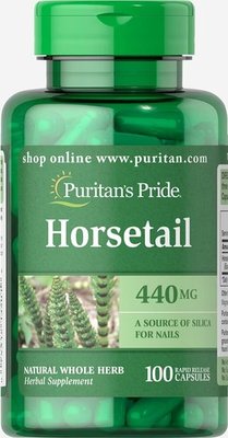 Puritan's Pride Horsetail 440 mg 100 капсул 3501 фото