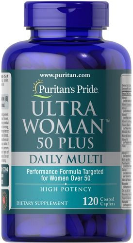 Puritan's Pride Ultra Woman 50 Plus Multi-Vitamin 120 таблеток 17394 фото