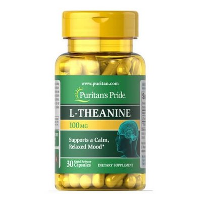 Puritan's Pride L-Theanine 200 mg 30 капс 12881 фото