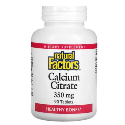 Natural Factors Calcium Citrate 350 mg 90 таб NFS-01611 фото