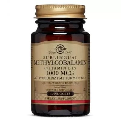Solgar Vitamin B12 Methylcobalamin 1000 мкг 30 таблеток SOL-1950 фото