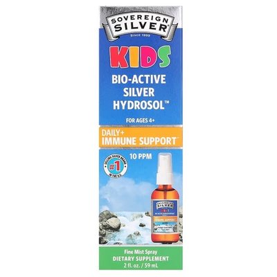 Sovereign Kids Bio-Active Silver Hydrosol Ages 4+ Spray 59 ml SSV-23435 фото