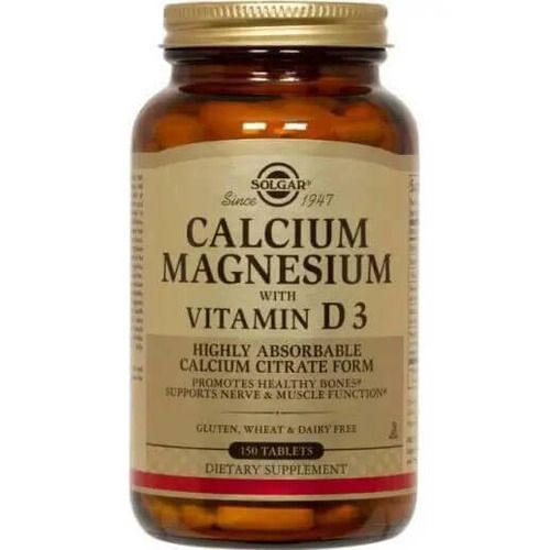 Solgar Calcium Magnesium D3 150 таблеток SOL-0518 фото