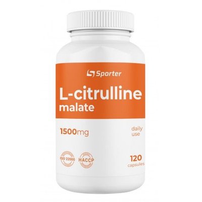 Sporter L-Citrulline Malate 120 капсул 01612 фото