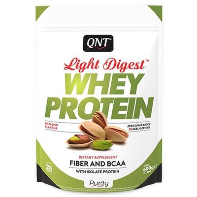 QNT Light Digest Whey Protein 500 грам, Бельгийский шоколад 5-2 фото