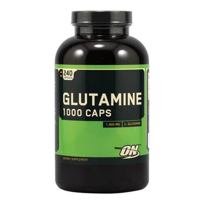 Optimum Nutrition L-Glutamine 1000 mg 240 капс 927 фото
