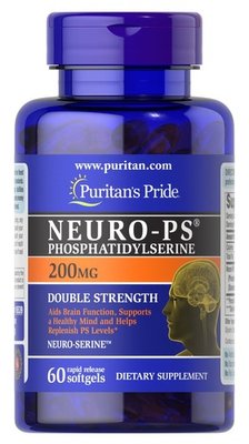 Puritan's Pride Neuro-PS (Phosphatidylserine) 200 mg 60 капсул 16539 фото