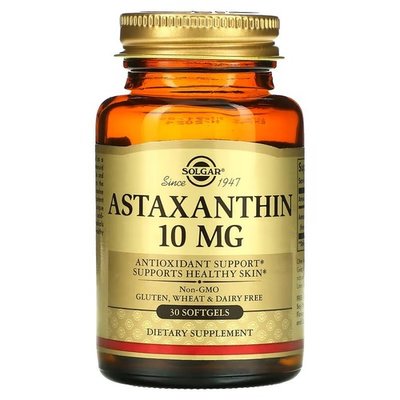 Solgar Astaxanthin 10 mg 30 капсул SOL-36204 фото