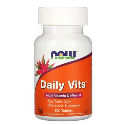NOW Foods Daily Vits 100 таб NOW-3770 фото