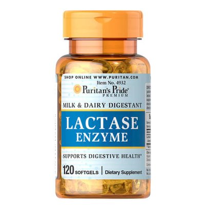 Puritan's Pride Lactase Enzyme 125 mg 120 капсул 04932 фото